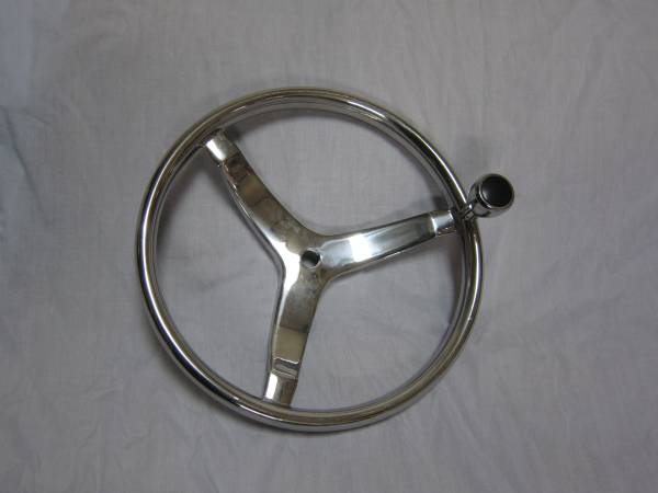 ヤマハボート、クルーザー用「純正高級ハンドル」ステンレス