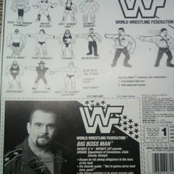 Wwf フィギュア Big Boss Man ビッグ ボスマン ハズブロ Hasbro プロレス Wwe プロレス 格闘技 売買されたオークション情報 Yahooの商品情報をアーカイブ公開 オークファン Aucfan Com
