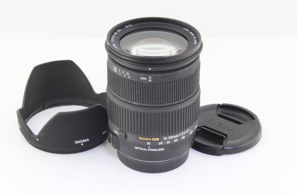 B+ (並品) SIGMA シグマ DC 18-200mm F3.5-6.3 OS キャノン用 フード