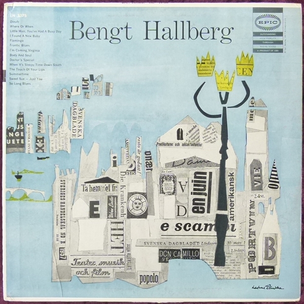 【オリジナル】Bengt Hallberg★深溝/ストロボ・ラベル★