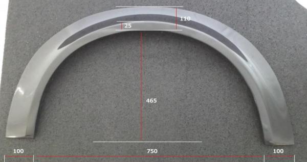 URAS ユーラス 汎用 セミワークスフェンダー 70mm逆反りタイプ