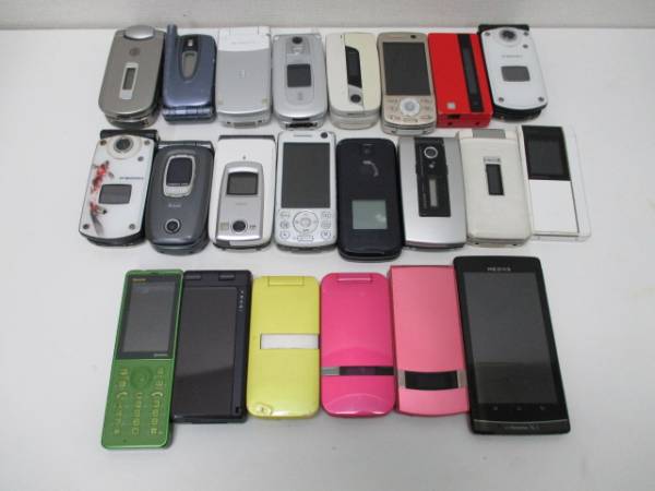 ♦︎①携帯電話 ガラケー ジャンク まとめ ジャンク 携帯電話 ケータイ ガラケー スマホ 22台 おまとめ
