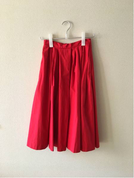 シンゾーン フレアスカート 赤 shinzone