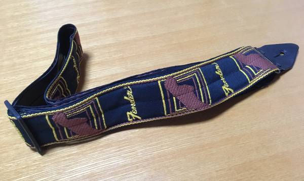 【美品】 ★フェンダー / FENDER / 横ロゴモノグラム / ストラップ