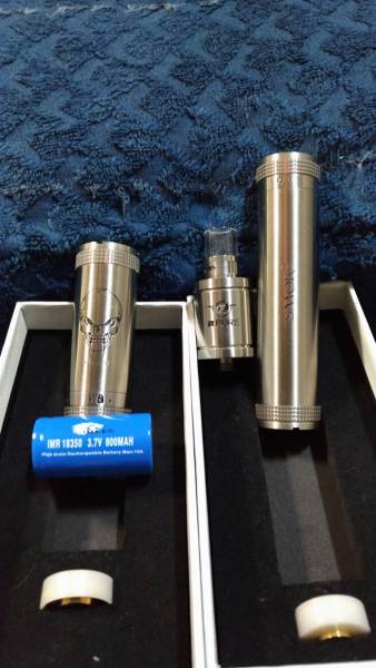 Smok メカニカルmod fury-s xpure セット 18650 18350 vape 爆煙 tricks 18350バッテリー付き