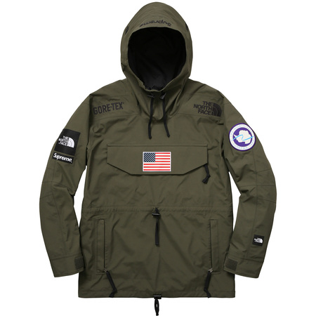 オリーブ サイズS 納品書原本 17SS Supreme The North Face Trans Antarctica Expedition Pullover ノースフェイス GORE TEX-2