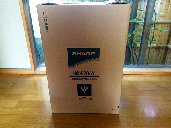 ■ SHARP プラズマクラスター 加湿空気清浄機 KC-F70-W 未開封新品 24日購入