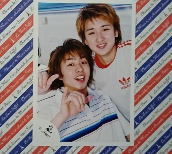 ☆嵐☆大野智 櫻井翔【2002年 ハワイ Stand up Hawaii!!】レア 嵐ロゴ 