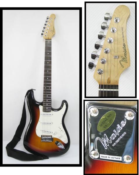 ☆Mavis イシバシ楽器 エレキギター サンバースト ストラトタイプ