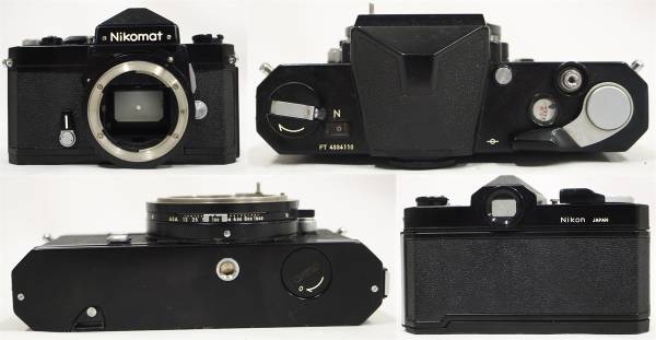 ♪ Nikomat FT + Nikkor-S Auto 50mm F1.4 フィルムカメラセット 1円