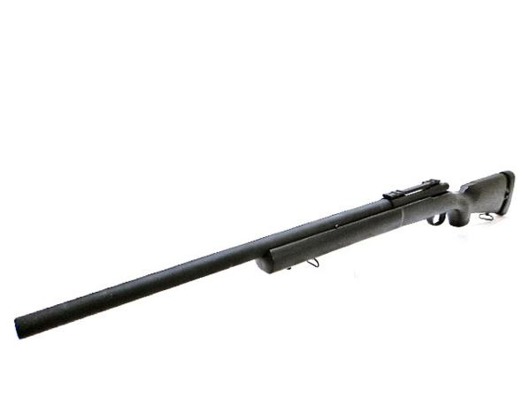 7595】 SNOW WOLF（スノーウルフ） ボルトアクション エアーコッキングライフル M24 BK