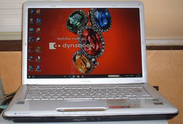 Windows10 dynabook TX/66Ｇ C2D 3G 320G 15.4型W-LAN Off2010