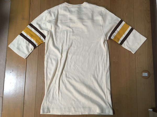 古着 WALLA WALLA SPORT ワラワラスポーツ BEAMS 別注 フットボール Tシャツ size L チャンピオン T1011 スタンダードカリフォルニア