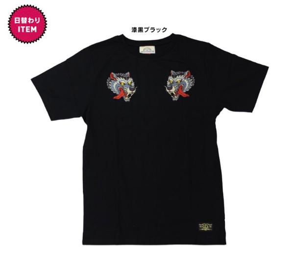 即決! MAN WITH A MISSION ☆ ツアー2017 Dead End in Tokyo 和柄Tシャツ 漆黒ブラック Lサイズ 未開封新品