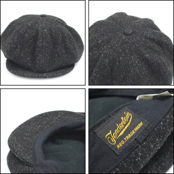 TENDERLOIN(テンダーロイン) T-PRESS CHAMBRAY ウールキャスケット【黒