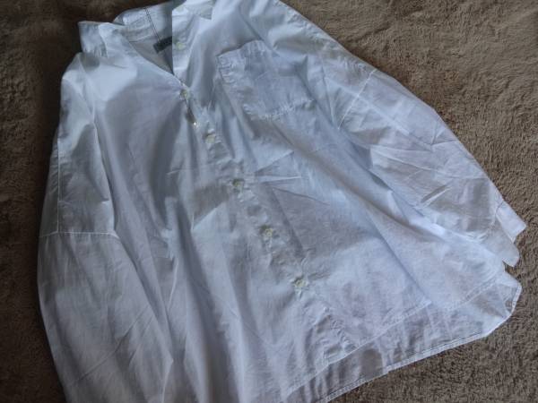 新品 今季 ニコアンド nico and 白シャツ オーバーサイズ ドロップショルダー ビッグシルエット ドルマン