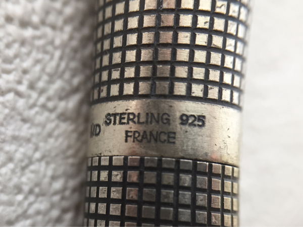 PARKER パーカー 万年筆 STERLING 925 シルバー ペン先 585 14K 1円