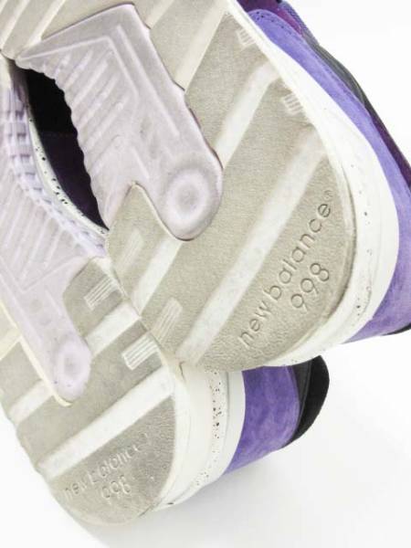 ニューバランス CM998 SNF スニーカー 28 パープル 黒 ブラック