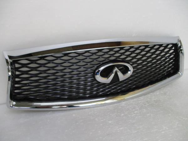 日産 スカイライン V37 純正 インフィニティ フロント グリル 62310 4HB0A (n003908)