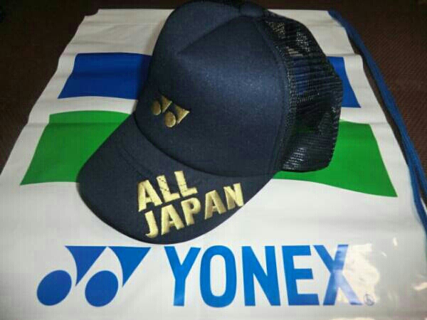 YONEX ヨネックス ALL JAPAN オールジャパン 限定キャップ 2017夏