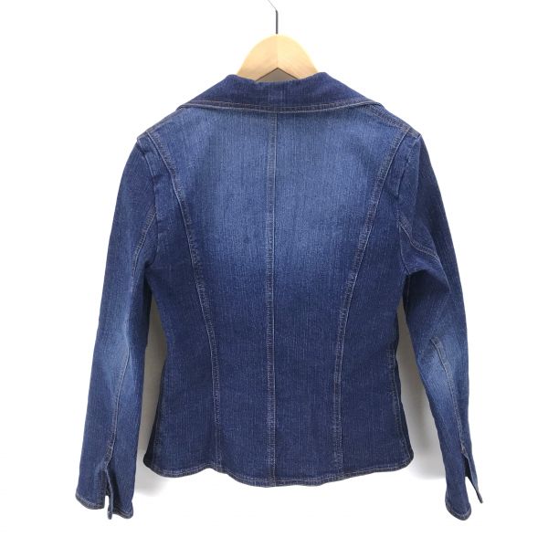 Blumarine ブルマリン デニムジャケット ビジュー ブローチ スター 
