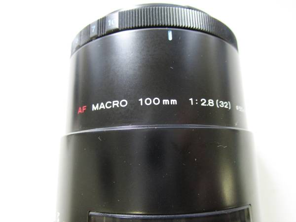 13/87-18 ミノルタ MINOLTA AF 100mm 1:2.8（32） マクロ