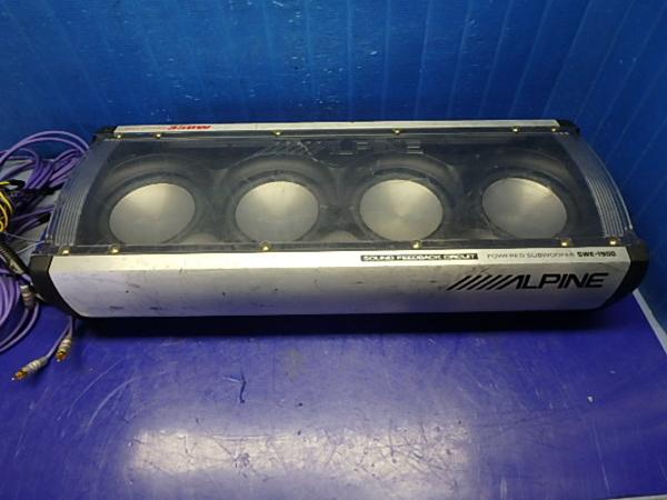 SWE-1900 ALPINE アルパイン パワードサブウーファー - アンプ内蔵