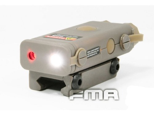 FMA PRO-LAS-PEQ10 レッドレーザー and LED フラッシュライト (DE)