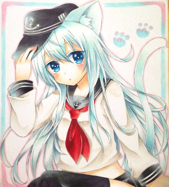 同人手描きイラスト 艦隊これくしょん 艦これ 響 色紙 手描きイラスト 売買されたオークション情報 Yahooの商品情報をアーカイブ公開 オークファン Aucfan Com