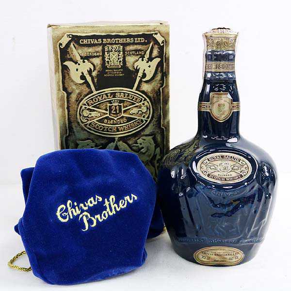 21年 ロイヤルサルート SALUTE ROYAL 青 700ml ロイヤル Royal Salute
