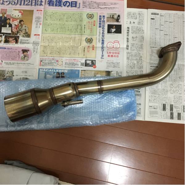 U31 ライダー前期 ワンオフストレートマフラー 出口径 115mm 脱着インナーサイレンサー付き