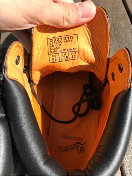 DANNER ダナー ブーツ 黒 27.5 9.5 着用2回