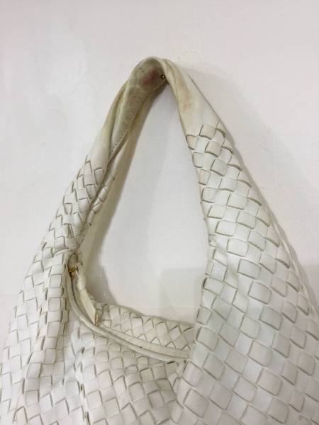 1円～ BOTTEGA VENETA イントレチャート レザーハンドバッグ rc445 ボッテガヴェネタ