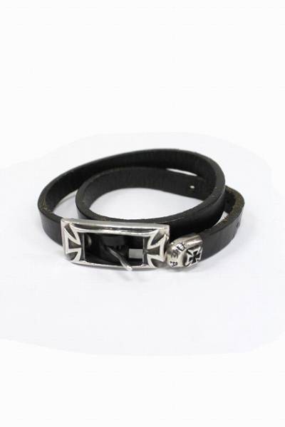 DEAL DESIGN ディールデザイン レザー ブレスレット⁄レザー⁄BLK⁄メンズ