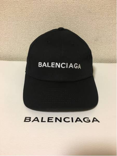BALENCIAGA バレンシアガ CAP キャップ BLACK 黒 は バレンシアガ