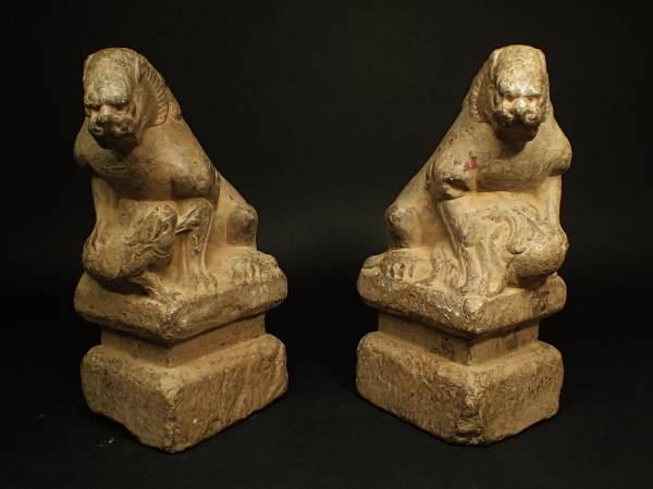 美術品・アンティーク・コレクション アンティーク 中国 寿山石 獅子