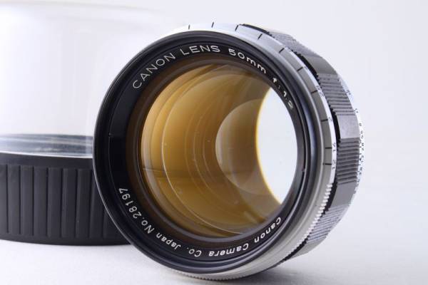 極貴重★超極上級★Canon LENS 50mm F1.2★Leica Lマウント★純正ケース★絶好調★ライカ★3106