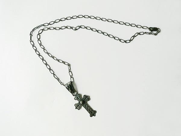 新品 USA製 ナバホ族 navajo D.E RANCH クロス シルバーペンダント ネックレス インディアンジュエリー アメリカ製 ナヴァホ