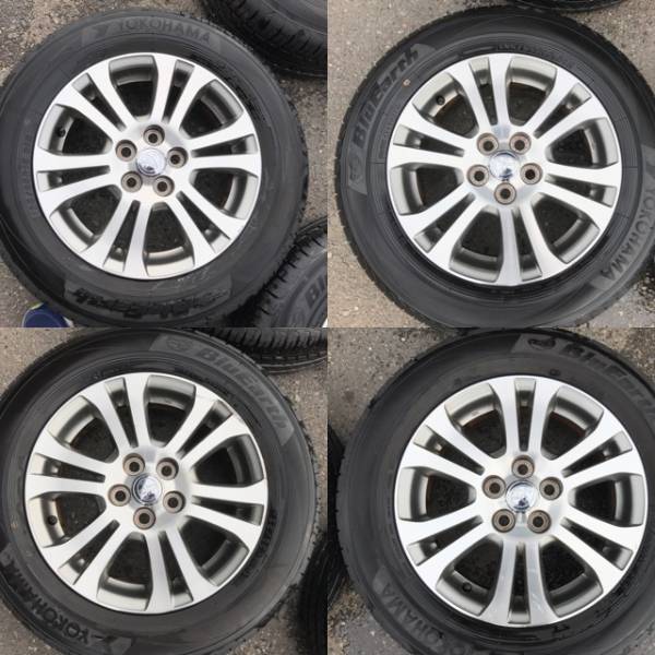 希少!!トヨタ アリオン 純正 ガンメタポリッシュ バリ溝195/65R15 30