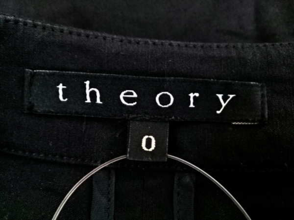 セオリー ジャケット サイズ0 XS レディース 美品 黒 theory
