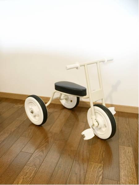無印良品】MUJI三輪車 舵取り棒付 説明書あり 無印良品】MUJI三輪車