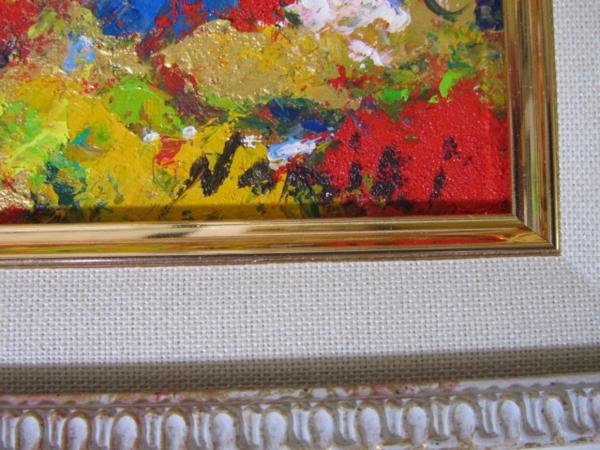 ART】並木修一郎真筆(開運黄金の荒波)10号 ART】並木修一郎真筆(開運