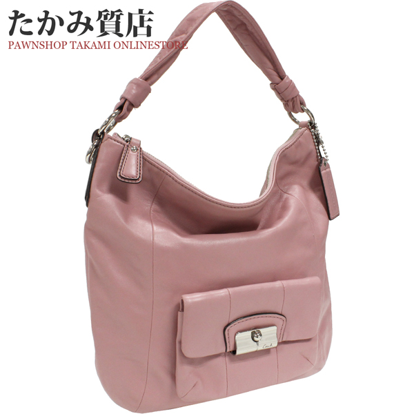 質屋[中古]コーチ 2WAYショルダーバッグ(14783) カーフ(ピンク)