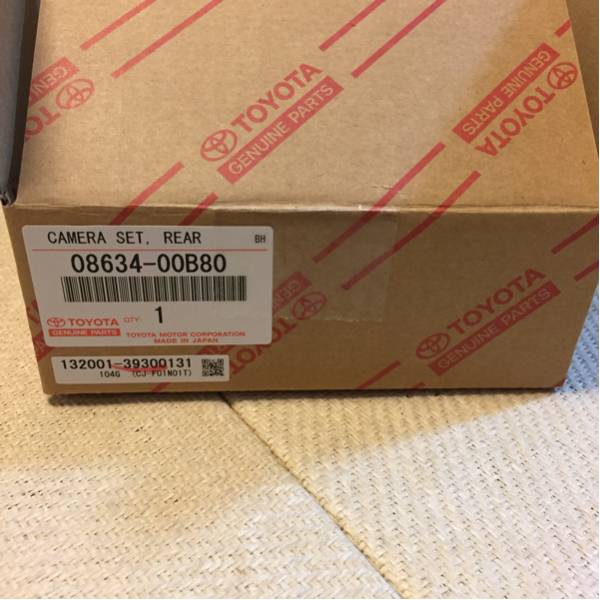 トヨタ純正バックカメラ 新品 08634-00B80 【公式通販】