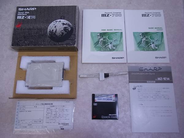 MZ-700 QD クイックディスクI/F SHARP MZ-1E14 箱説付/M2574/3