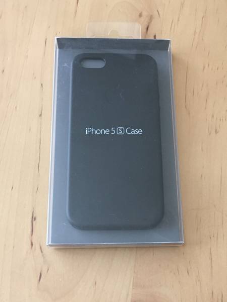 【新品即決】Apple 純正　iPhone SE/5s/5用レザーケース　Black　ブラック　黒　MF045FE/A