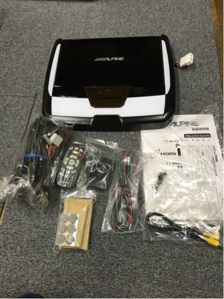 ALPINE TMH-RM4200B 10.2 型フリップダウンモニター 配線付 アルパイン