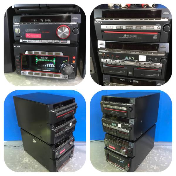 ソニー SONY DHC-MD888W システムコンポ CD MD コンポ ジャンク SONY