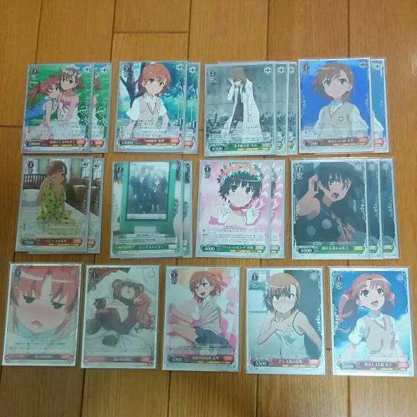 WS ヴァイスシュヴァルツ とある科学の超電磁砲 デッキ スリーブ付き