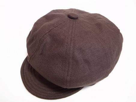 即決!!New York Hat ニューヨークハット NewYorkHat Linen Spitfireリネンスピットファイアー キャスケット 茶 M 新品 正規品 MADE IN USA